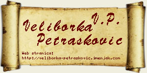 Veliborka Petrašković vizit kartica